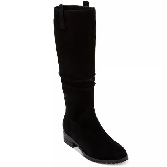 Aqua College BOOTS PAIGE Suede Riding Boot Shoes Size 6.5 - Picture 1 of 3